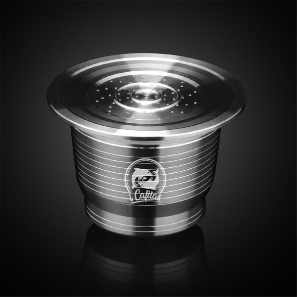 Stainless Steel Coffee Capsule Cup Reusable Refillable Kit For Nespresso U Machi Carousel 2