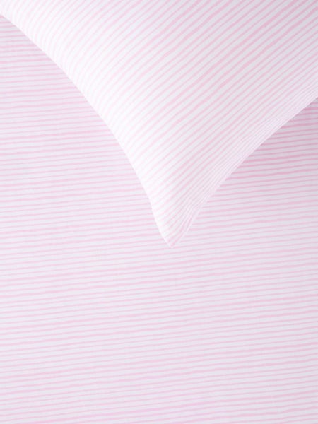 Scribble Stripe Fitted Sheet Set by Squiggles - Single - Pink Carousel 2