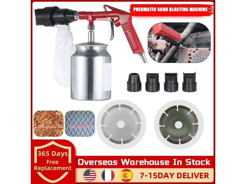 Handheld Pneumatic Sandblaster With Anti-rust Nozzles Carousel 2