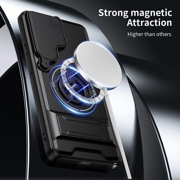 Samsung Galaxy S26 Series Magnetic Ring Stand Case with Camera Slide Cover Carousel 14