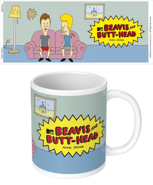 Beavis and Butt-head Couch Ceramic Coffee Mug Cup Kitchen Drinkware Carousel 1