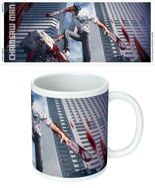 Chainsaw Man City Ceramic Coffee Mug Cup Kitchen Drinkware Carousel 1