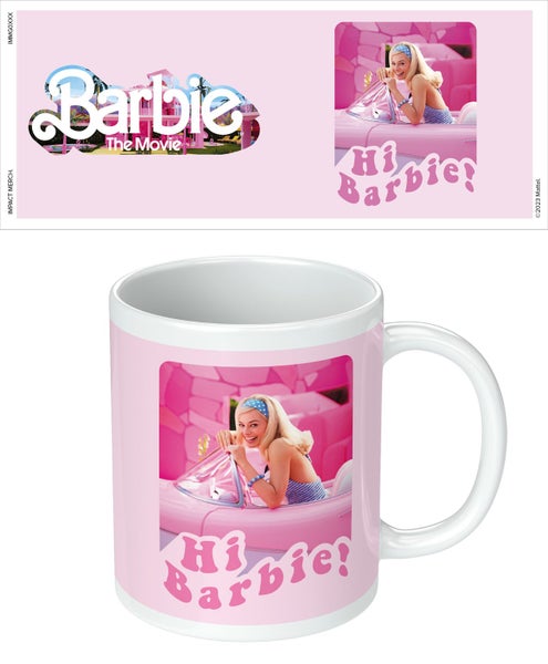 Barbie Movie Hi Ceramic Coffee Mug Cup Kitchen Drinkware Carousel 1