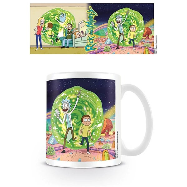 Rick and Morty Portal Ceramic Coffee Mug Cup Kitchen Drinkware Carousel 1