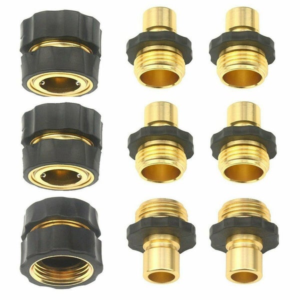 3/4 Water Pipe Connectors Garden Hose Quick Connect Set Quick-Connect Hose Tap C Carousel 1