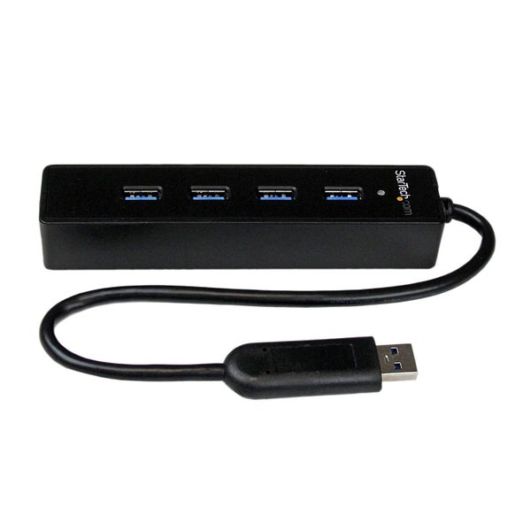 StarTech 4 Port Portable SuperSpeed USB 3.0 Hub with Built-in Cable~4 Port Po... Carousel 1