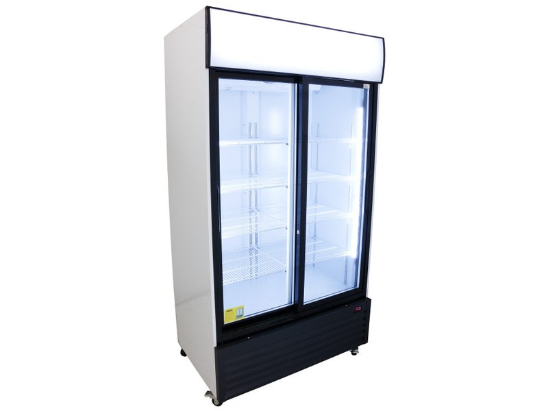 Commercial Display Chiller Double Glass Sliding Door Fridge 900L *RRP $3295.00 Carousel 2