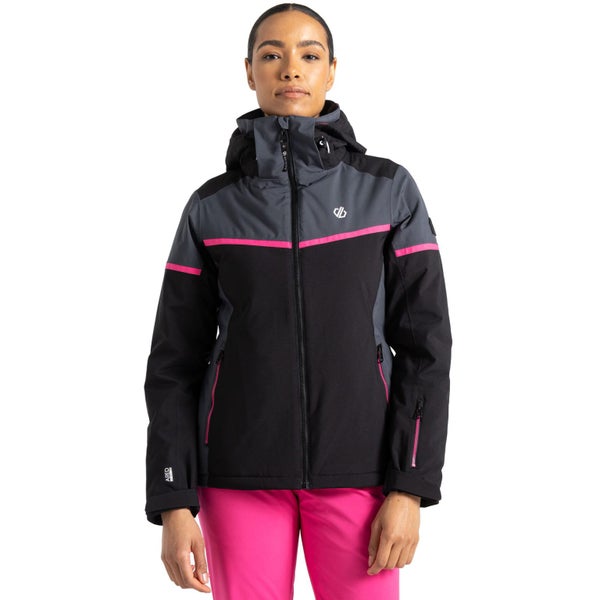Dare 2b Womens Carving Hooded Waterproof Thermal Ski Skiing Jacket - 6 Carousel 1