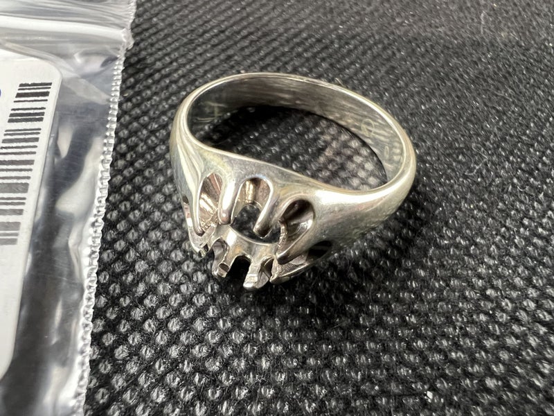 NEW - Sterling Silver Ring Blank 6mm Tapered Pre-notched Prongs – Lot F679 Carousel 2