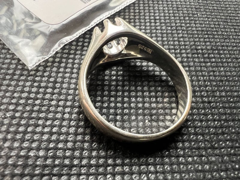 NEW - Sterling Silver Ring Blank 6mm Tapered Pre-notched Prongs – Lot F679 Carousel 3