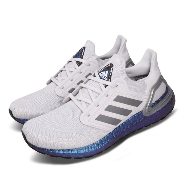 adidas UltraBOOST 20 Grey Blue Men Road Running Jogging Shoes Sneakers EG0755 Carousel 16
