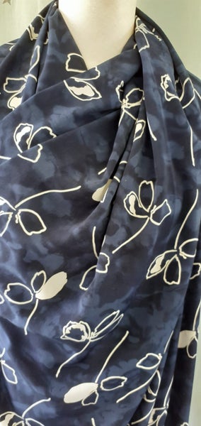 Navy & White Polyester 5mtr Carousel 1