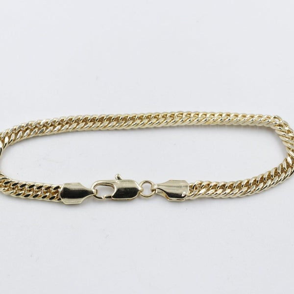 Gold Plated On steel Double Curb Bracelet T302706784 Carousel 1