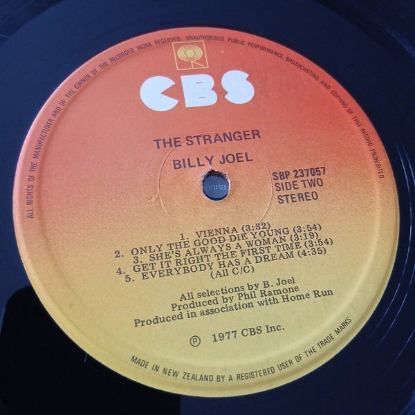 Billy Joel ~ The Stranger ~ Vinyl Record Carousel 8