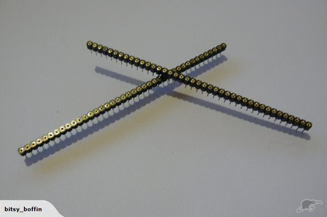 (2 of) 40pin Female Machine Pin Socket Fit IC Legs Carousel 1