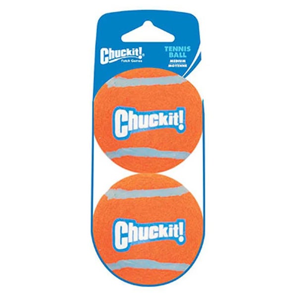Chuckit! Tennis Ball Dog Toy - High Visibility | Small 2pk Carousel 1