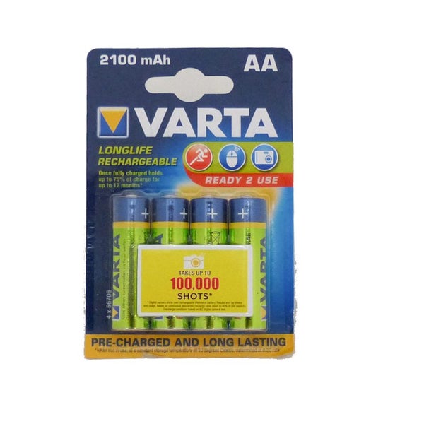 AA 4PK 2100mah rechargeable batteries Carousel 1