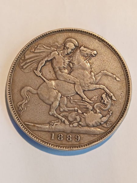Uk silver crown 1889 Carousel 1