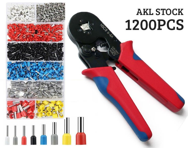 Ferrule Crimper Plier Electrical Terminals Cable Wire Crimp Connectors Carousel 1