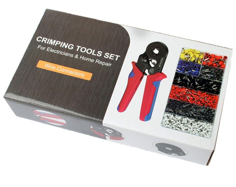 Ferrule Crimper Plier Electrical Terminals Cable Wire Crimp Connectors Carousel 8