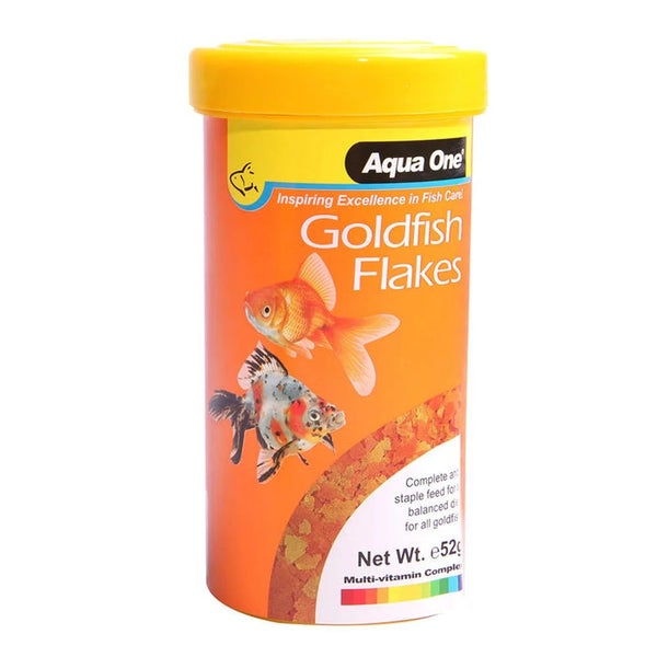 Aqua One Goldfish Flake Food - Daily Diet | 52g Carousel 1