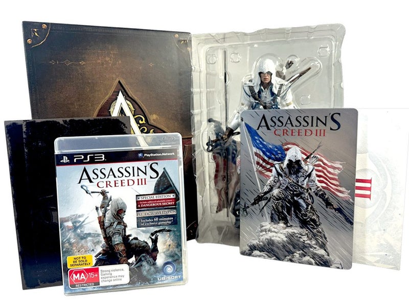 Assassin s Creed III Special Edition (PS3) BIG BOX STATUE ED. Carousel 1
