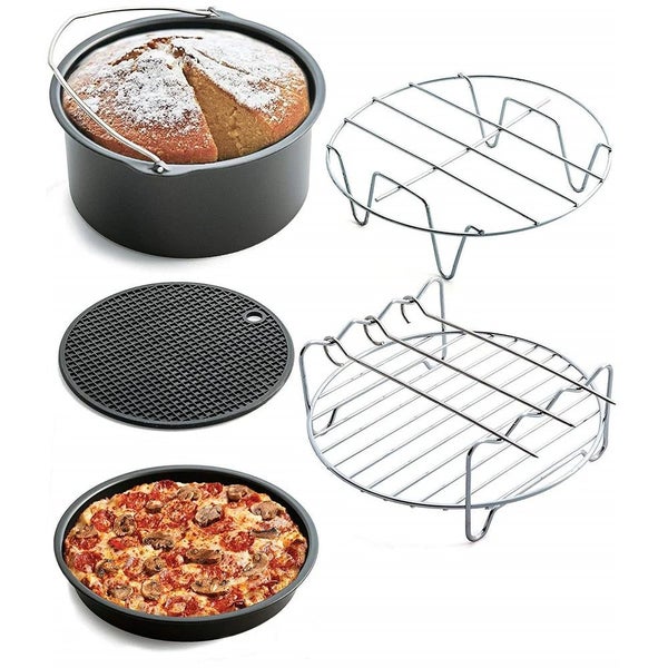 Universal Air Fryer Accessories Set - Gowise Phillips Cozyna 8pc Carousel 1