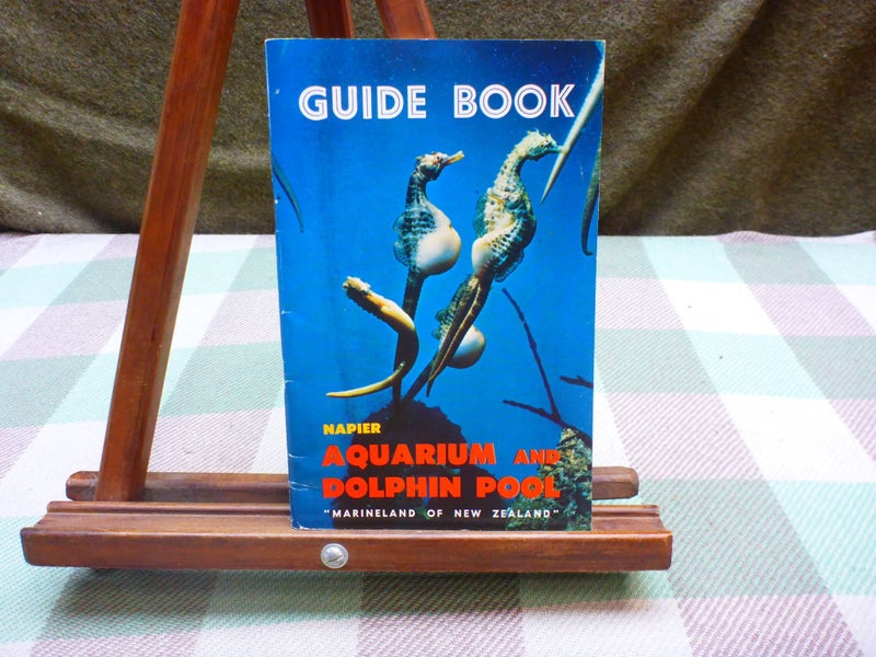 Awesome Vintage NZ Souvenir Guide Book Napier Aquarium And Dolphin Pool Carousel 1