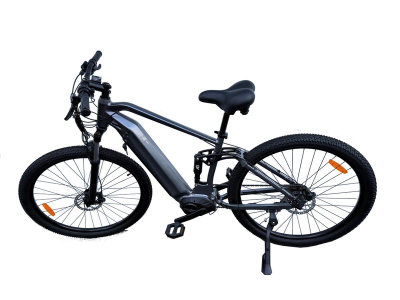 Mid-Drive Electric Bike - 29", 48V 500W motor, 16Ah, Full Suspension, Grey Carousel 1