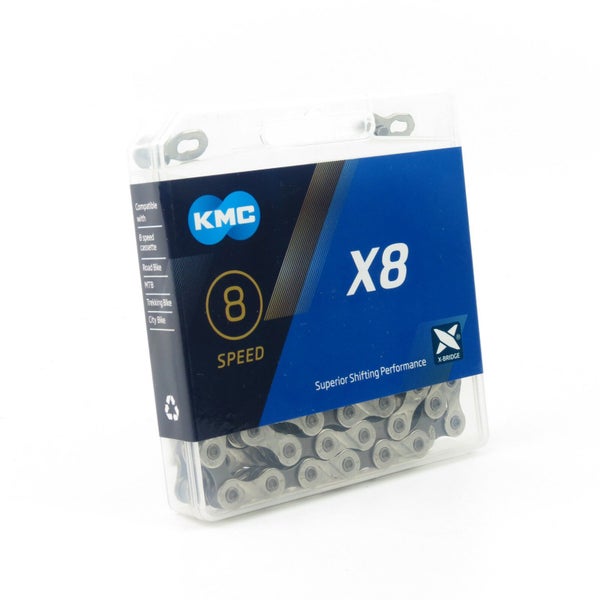 Bike Chain KMC X8, 6/7/8 SPEED CHAIN - 116 Links Light 315g double X chain Carousel 2