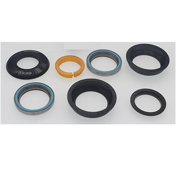 Neco Headset H124 - 1" Semi-Integrated Threadless Headset w/ Ø44 Alloy Cups Carousel 2