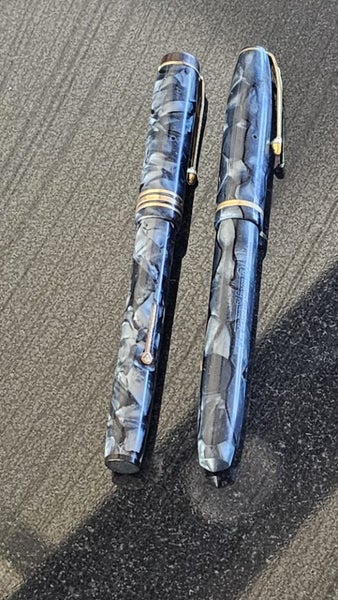 ANTIQUE ESTATE 14CT CONWAY STEWART INK PEN +1 Carousel 1