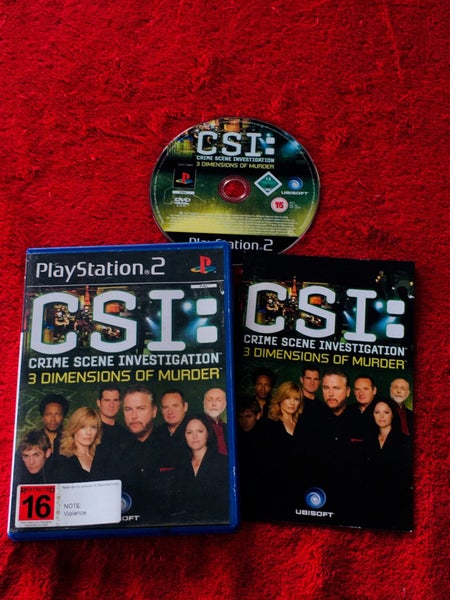 CSI: 3 Dimensions of Murder - AS NEW PS2 Game Carousel 1