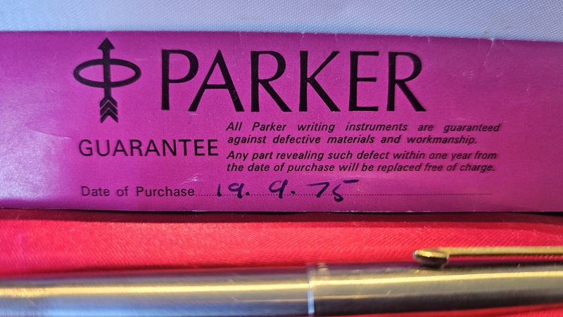 ANTIQUE ESTATE PARKER 585 14CT PEN Carousel 2