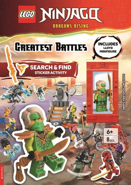 LEGO NINJAGO: Greatest Battles Search & Find Sticker Activity Book (with Lloyd m Carousel 1