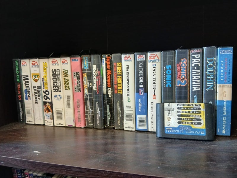 Sega Mega Drive 2 console and games Carousel 2