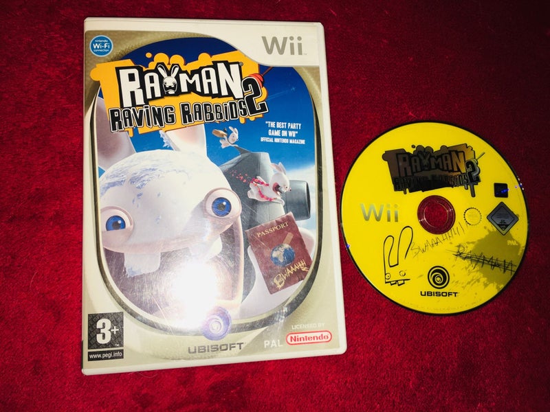 Rayman: Raving Rabbids 2 - Wii Game Carousel 1