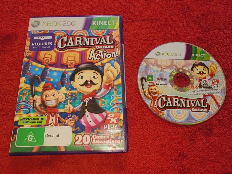 Carnival Games: In Action - XBOX360 KINECT Game Carousel 1