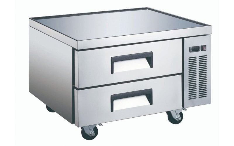 263L Chef Base Refrigerated 2 Drawer Bench Carousel 1