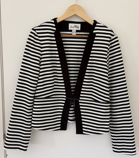 Joseph Ribkoff striped blazer jacket sz 14 Carousel 1