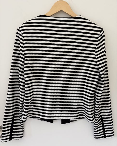 Joseph Ribkoff striped blazer jacket sz 14 Carousel 2