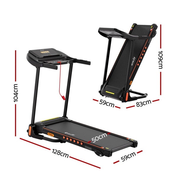 Everfit Treadmill Electric Home Gym Fitness Exercise Equipment Incline 390Mm Carousel 2