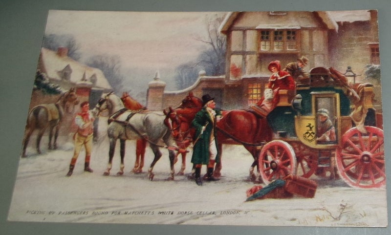 Picking Up Passengers For Hatchetts White Horse Cellar, London Carousel 1