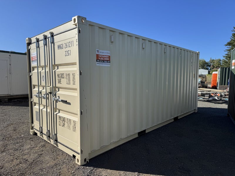 20’ Beige New Build One Trip Shipping Container Carousel 2