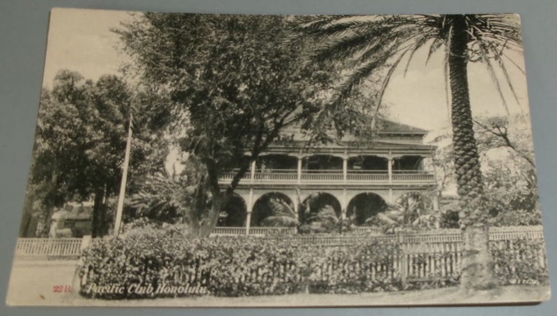 Pacific Club, Honolulu-Private Mailing Card. Published By The Island Curio Co Carousel 1