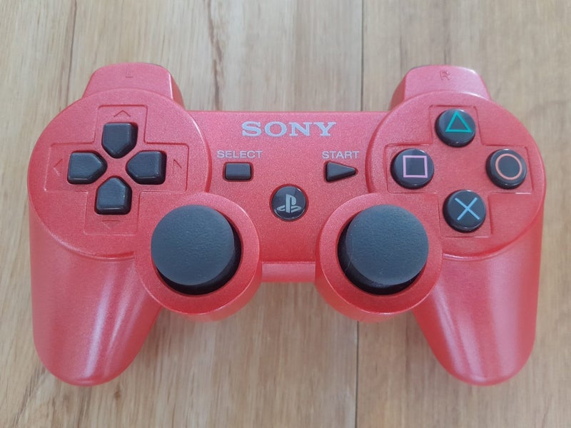 Genuine SONY PS3 DualShock sixaxis Wireless Controller - Scarlet Red Carousel 1