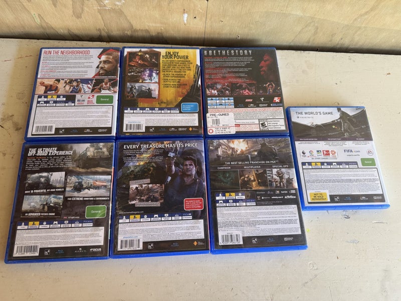 Bulk PS4 games 7 games Carousel 3