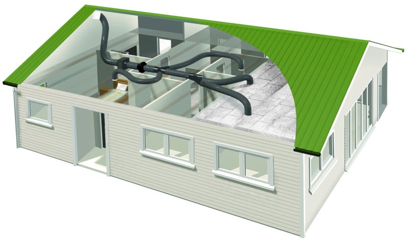 SmartVent Evolve2 Home Ventilation System 4 Outlets + Heat Transfer Add-On Carousel 1