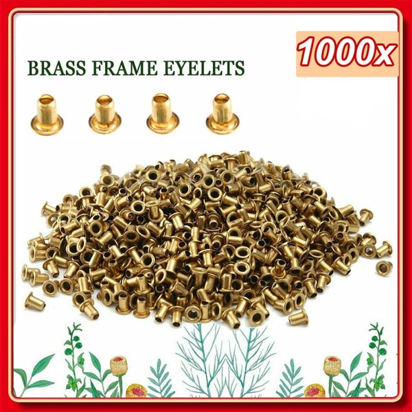 1000Pcs Beekeeper Beekeeping Beehive Bee Hive Brass Frame Eyelets Equipments Carousel 1