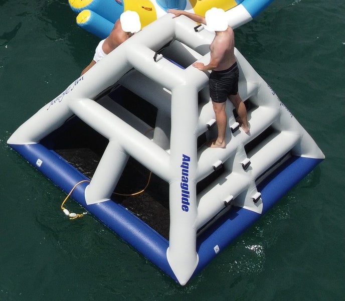 Aqua Glide Jungle Jim Inflatable pyramid Carousel 1